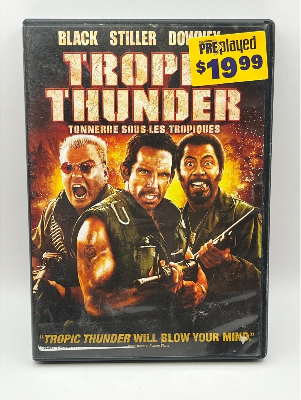 Tropic Thunder DVD Widescreen Ben Stiller 2008 Comedy